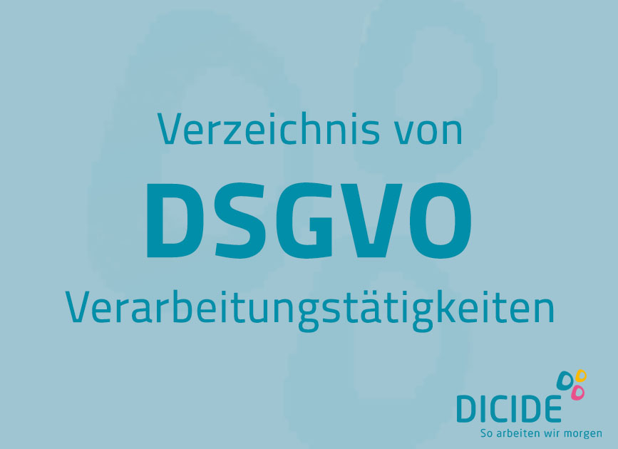 Verzeichnis von Verarbeitungstätigkeiten