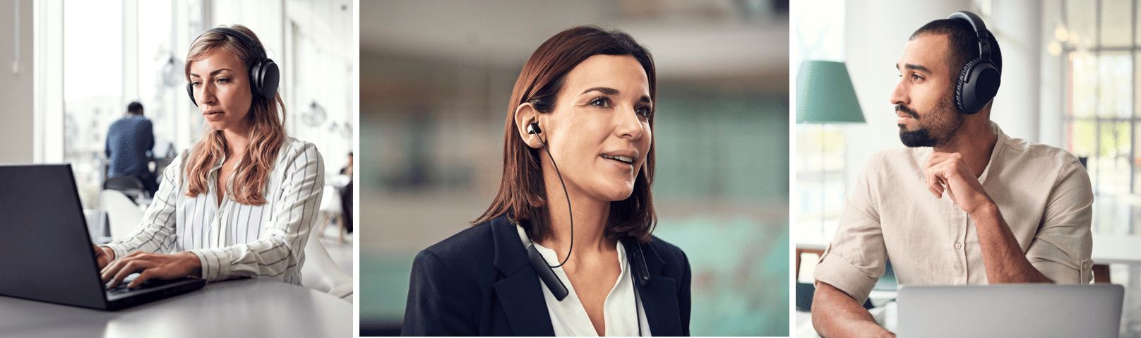 EPOS ADAPT 361, 461T, and 661 headsets